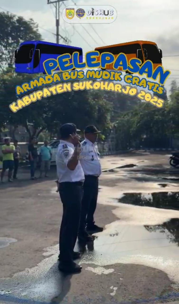 DISHUB MELEPAS ARMADA MUDIK GRATIS LEBARAN 2025