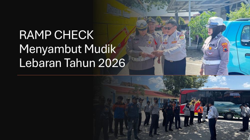 RAMP CHECK Menyambut Mudik Lebaran Tahun 2026
