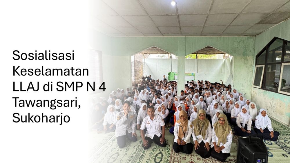 SOSIALISASI KESELAMATAN LLAJ DI SMP N 4 TAWANGSARI.SUKOHARJO